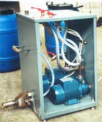 Equipment for manufacture of foam isol